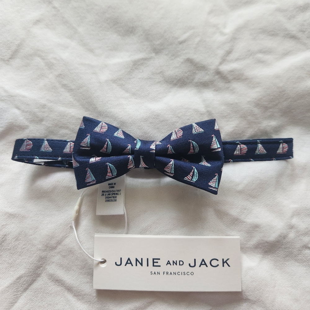 Janie and Jack Sailboat Bowtie